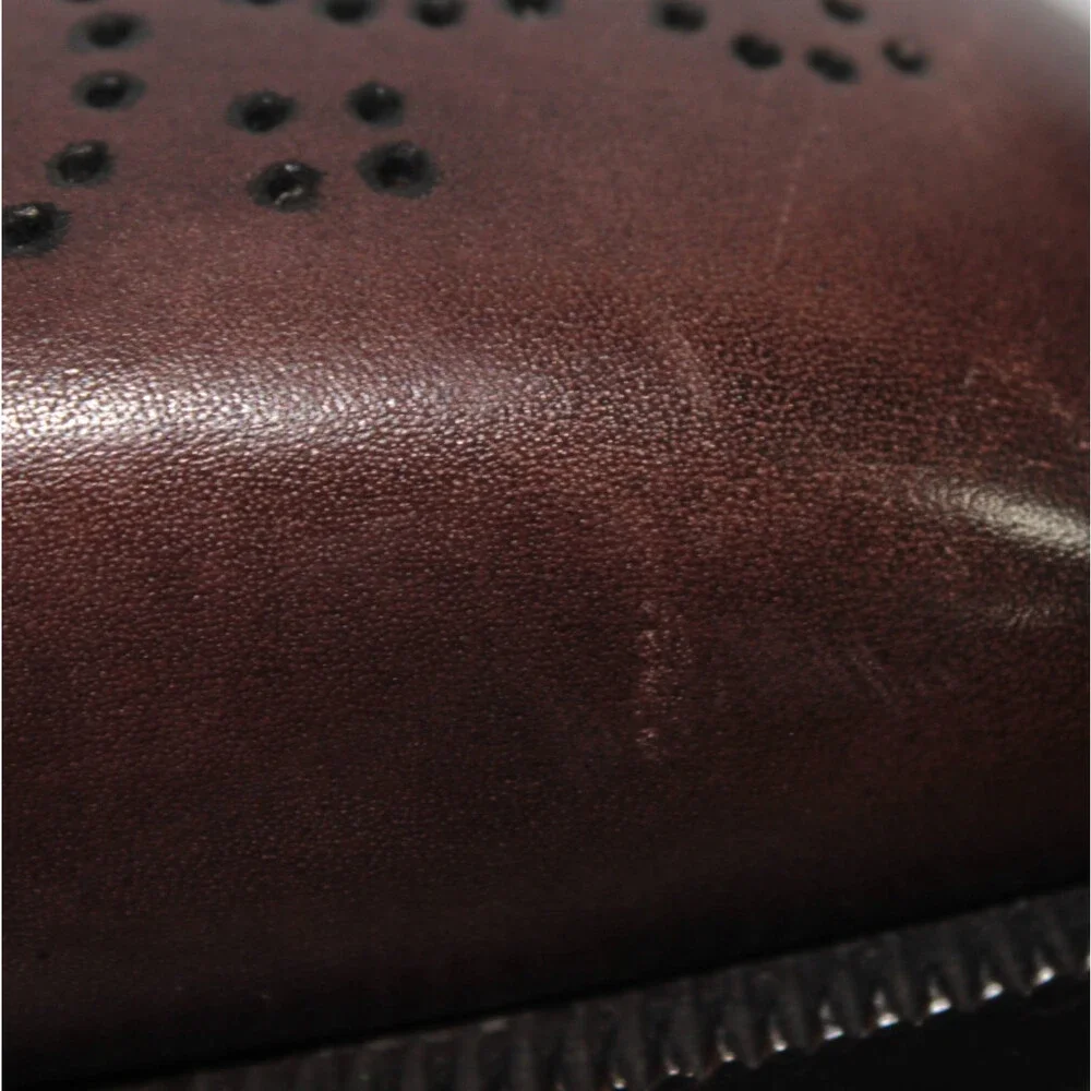 Di Bianco NWD Lace Up Oxford Dress Shoes Size 15 US in Brown Leather